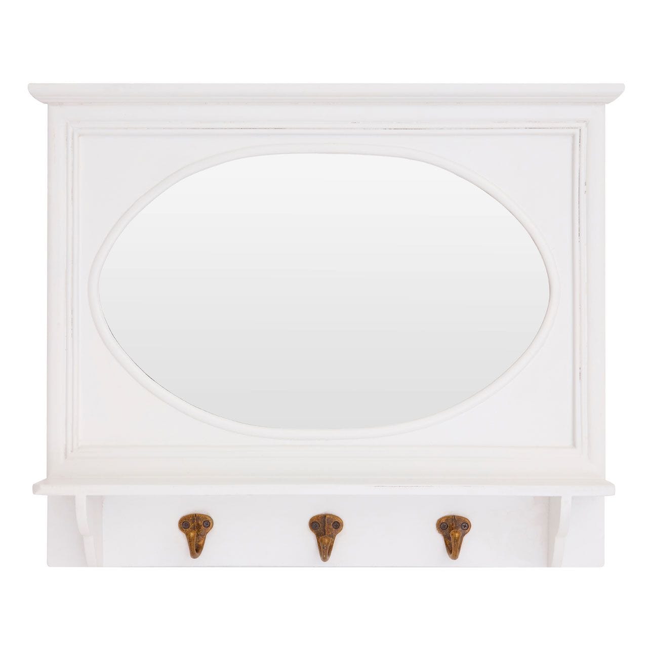 Noosa & Co. Mirrors Whitley 3 Hooks Wall Mirror House of Isabella UK