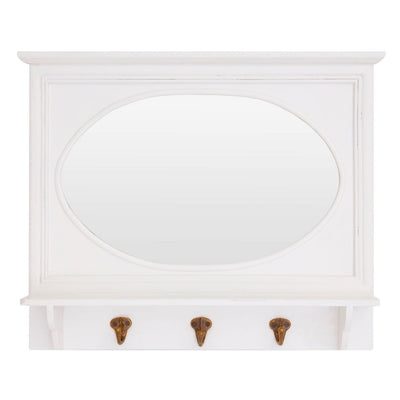 Noosa & Co. Mirrors Whitley 3 Hooks Wall Mirror House of Isabella UK