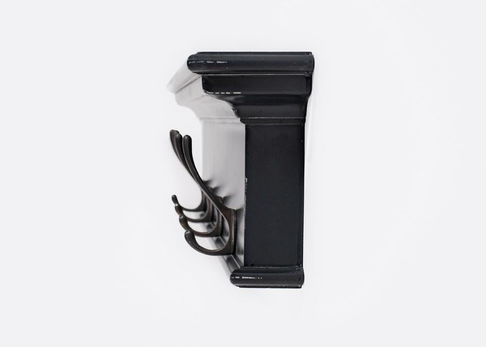 Novasolo Accessories 4 Hook Coat Rack - Black White Antique House of Isabella UK