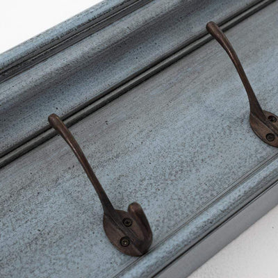Novasolo Accessories 8 Hook Coat Rack - Blue Black Antique House of Isabella UK