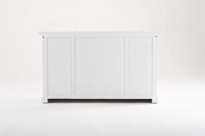 Novasolo Living Buffet with 4 Doors 3 Drawers - Classic White House of Isabella UK