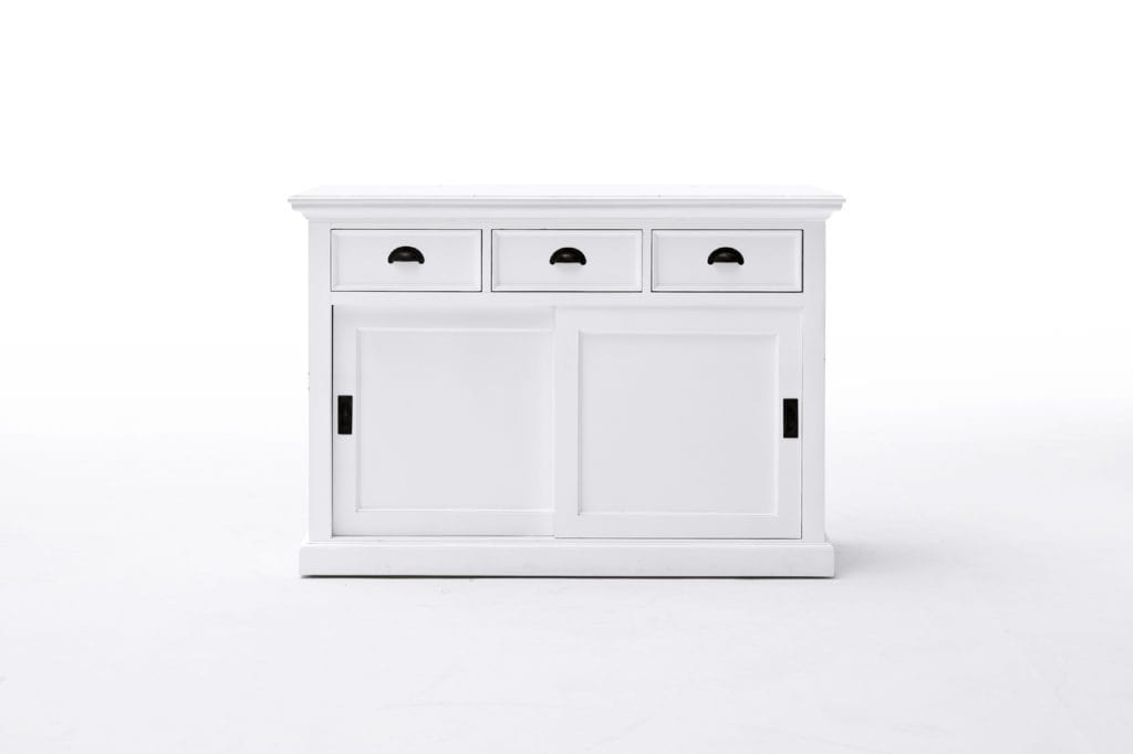 Novasolo Living Buffet with Sliding Doors - Classic White House of Isabella UK