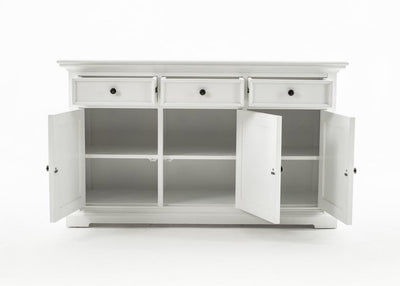 Novasolo Living Classic Sideboard with 3 doors - Classic White House of Isabella UK