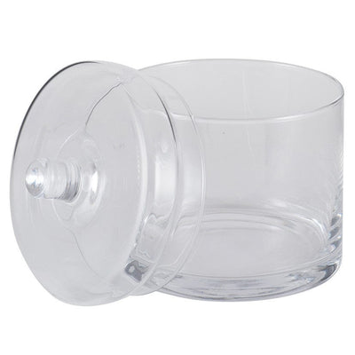 Pacific Lifestyle Accessories Clear Glass Tucana Lidded Jar Small House of Isabella UK
