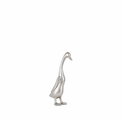 Pacific Lifestyle Accessories Silver Metal Large Duck Statue House of Isabella UK