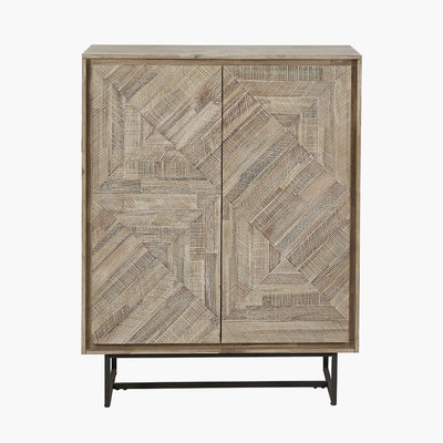 Pacific Lifestyle Dining Marca Acacia Wood 2 Door Bar Cabinet House of Isabella UK
