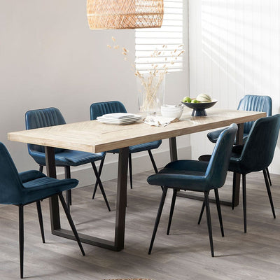 Pacific Lifestyle Dining Marca Acacia Wood Dining Table House of Isabella UK
