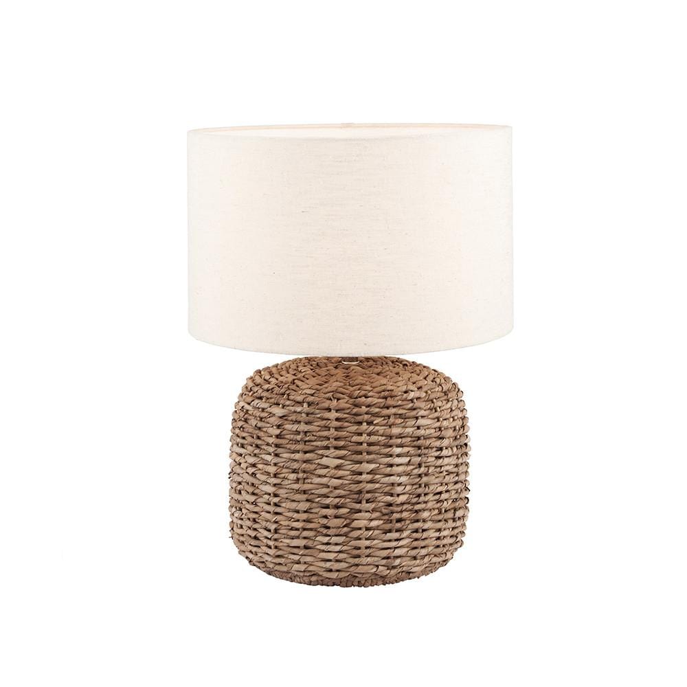 Pacific Lifestyle Lighting Acer Natural Woven Small Table Lamp House of Isabella UK