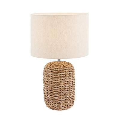 Pacific Lifestyle Lighting Acer Natural Woven Tall Table Lamp House of Isabella UK