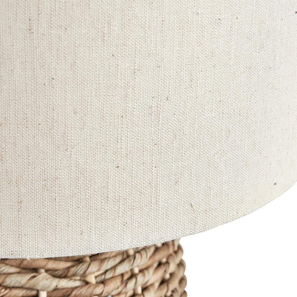 Pacific Lifestyle Lighting Acer Natural Woven Tall Table Lamp House of Isabella UK