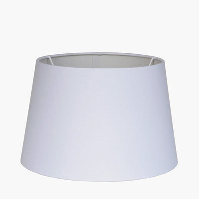 Pacific Lifestyle Lighting Adelaide 35cm Ivory Tapered Poly Cotton Shade House of Isabella UK