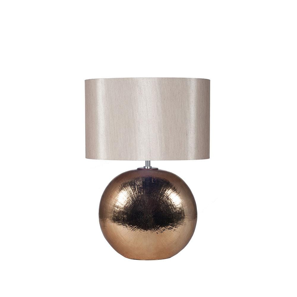 Pacific Lifestyle Lighting Alpha Bronze Textured Ceramic Table Lamp House of Isabella UK