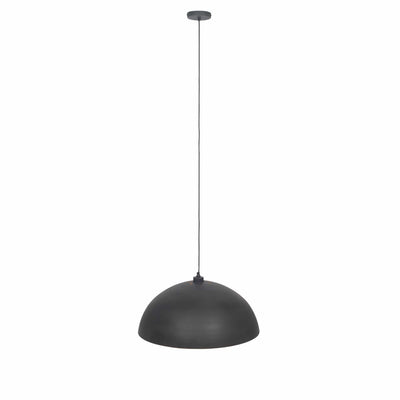 Pacific Lifestyle Lighting Anders Matt Black and Gold Leaf Dome Pendant House of Isabella UK