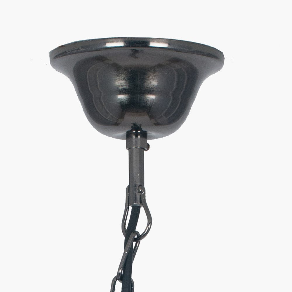 Pacific Lifestyle Lighting Black Chrome Traditional Electrified Fitting House of Isabella UK