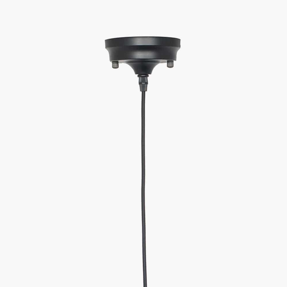 Pacific Lifestyle Lighting Black Retro Electrified Ceiling Fitting House of Isabella UK