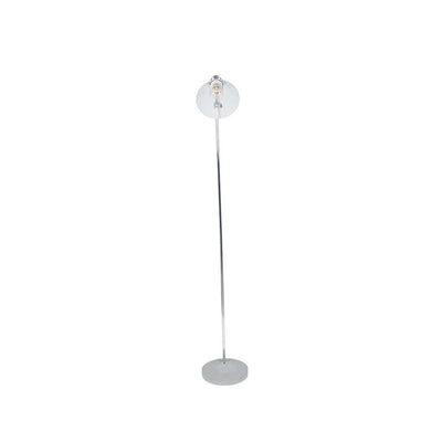 Pacific Lifestyle Lighting Chaplin Concrete and Brushed Chrome Floor Lamp House of Isabella UK