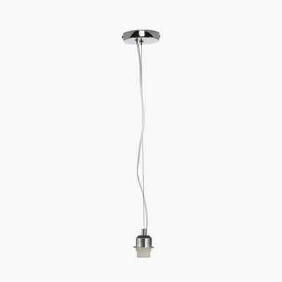 Pacific Lifestyle Lighting Chrome E27 Ceiling Fitting House of Isabella UK