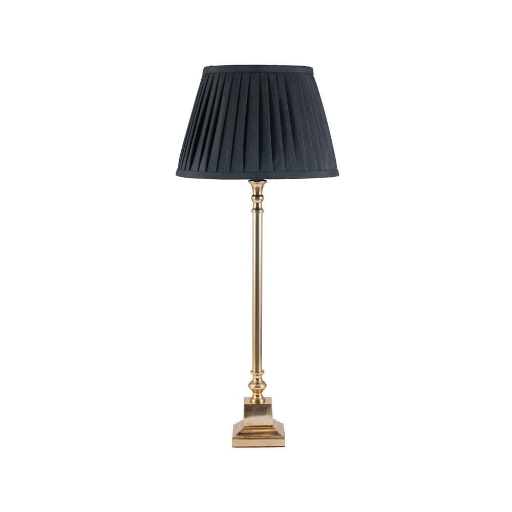Pacific Lifestyle Lighting Claudius Gold Metal Stick Table Lamp House of Isabella UK
