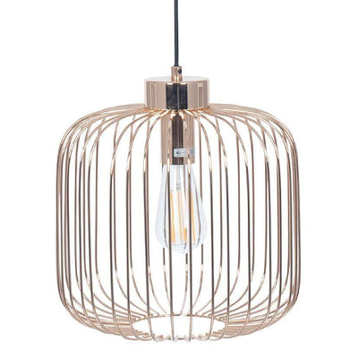 Pacific Lifestyle Lighting Dania French Gold Metal Wire Pendant House of Isabella UK