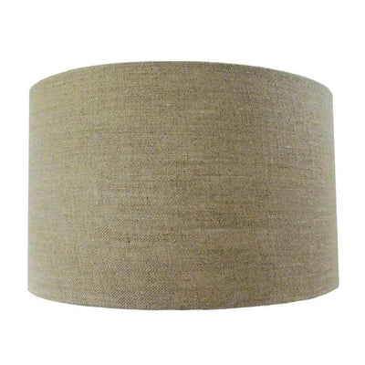 Pacific Lifestyle Lighting Edward 35cm Natural Linen Cylinder Shade House of Isabella UK