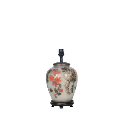 Pacific Lifestyle Lighting Fruit and Flower Small Glass Table Lamp House of Isabella UK