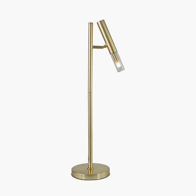 Pacific Lifestyle Lighting Harper Gold Metal Table Lamp House of Isabella UK