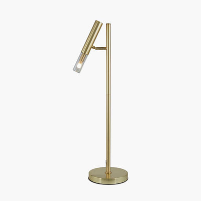 Pacific Lifestyle Lighting Harper Gold Metal Table Lamp House of Isabella UK
