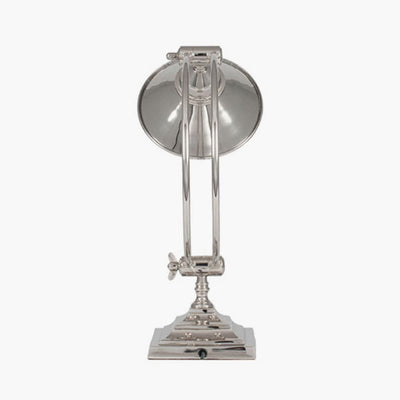 Pacific Lifestyle Lighting Kensington Nickel Metal Arched Arm Task Table Lamp House of Isabella UK