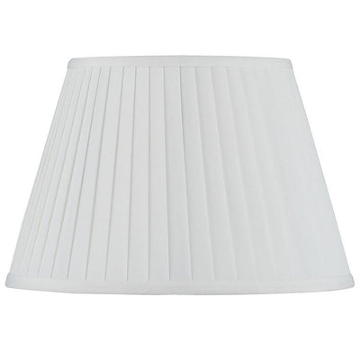 Pacific Lifestyle Lighting Lyndon 40cm Ivory Poly Cotton Knife Pleat Shade House of Isabella UK