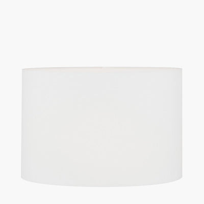 Pacific Lifestyle Lighting Mia 35cm Ivory Oval Poly Cotton Shade House of Isabella UK