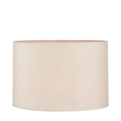 Pacific Lifestyle Lighting Mia 40cm Taupe Oval Poly Cotton Shade House of Isabella UK