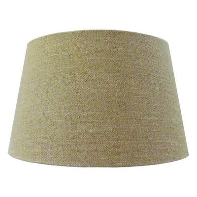 Pacific Lifestyle Lighting Milos 40cm Natural Linen Tapered Shade House of Isabella UK
