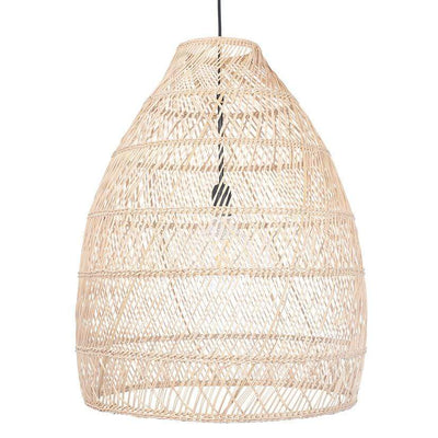 Pacific Lifestyle Lighting Molokai Natural Woven Cloche Pendant House of Isabella UK