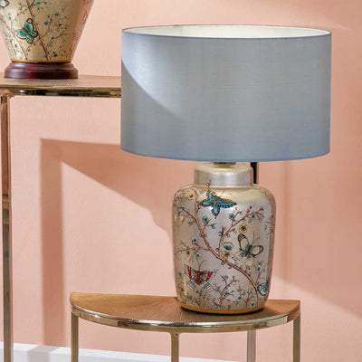 Pacific Lifestyle Lighting Papilion Butterfly Ceramic Table Lamp House of Isabella UK