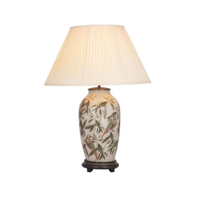 Pacific Lifestyle Lighting Parrot Tall Glass Table Lamp House of Isabella UK