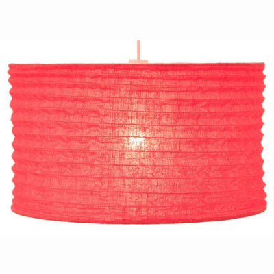 Pacific Lifestyle Lighting Patpong 35cm Red Jute East Fit Pendant House of Isabella UK