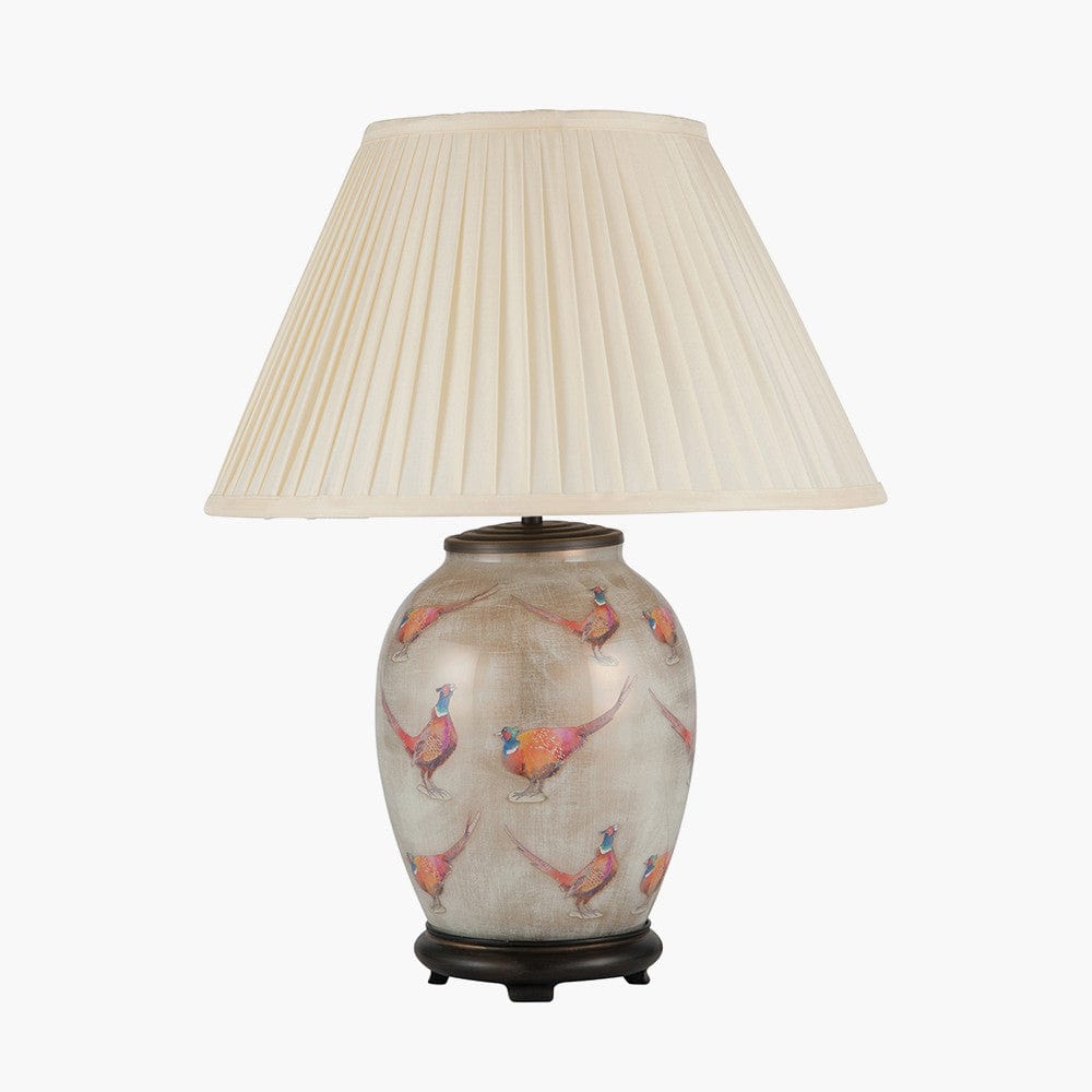 Pacific Lifestyle Lighting Pheasant Medium Glass Table Lamp House of Isabella UK