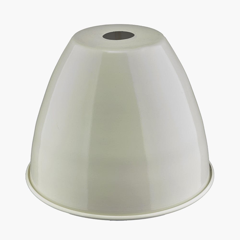 Pacific Lifestyle Lighting Piccolo Cream Metal Dome Pendant Shade Only House of Isabella UK