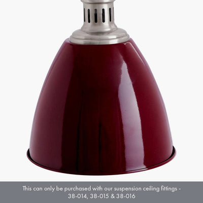 Pacific Lifestyle Lighting Piccolo Mulberry Metal Dome Pendant Shade Only House of Isabella UK
