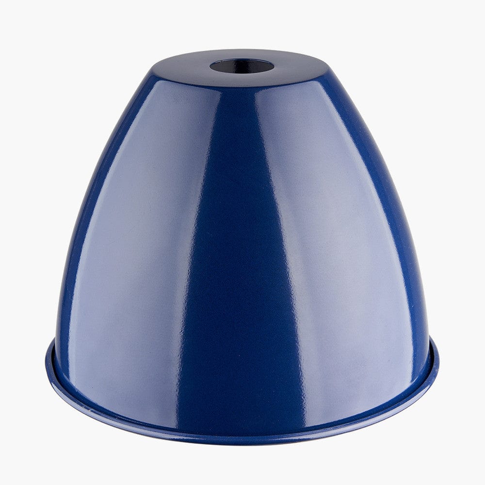 Pacific Lifestyle Lighting Piccolo Navy Metal Dome Pendant Shade Only House of Isabella UK