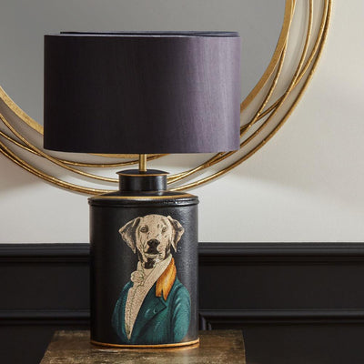 Pacific Lifestyle Lighting Pointer Black Hand Painted Dog Table Lamp House of Isabella UK