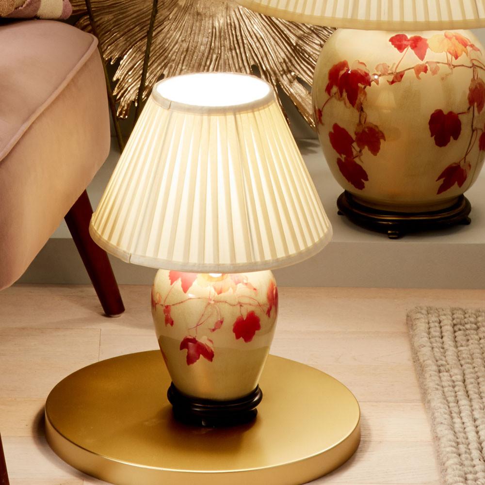 Pacific Lifestyle Lighting RHS Collingridge Vine Small Glass Table Lamp House of Isabella UK