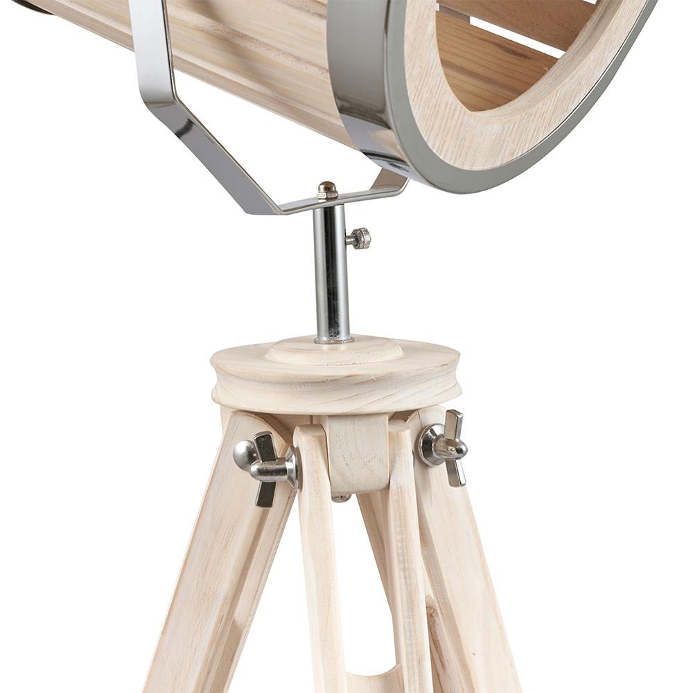 Pacific Lifestyle Lighting Staithes Natural & Silver Marine Tripod Floor Lamp House of Isabella UK