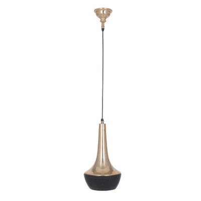 Pacific Lifestyle Lighting Sumac Antique Brass and Bronze Metal Tall Pendant House of Isabella UK