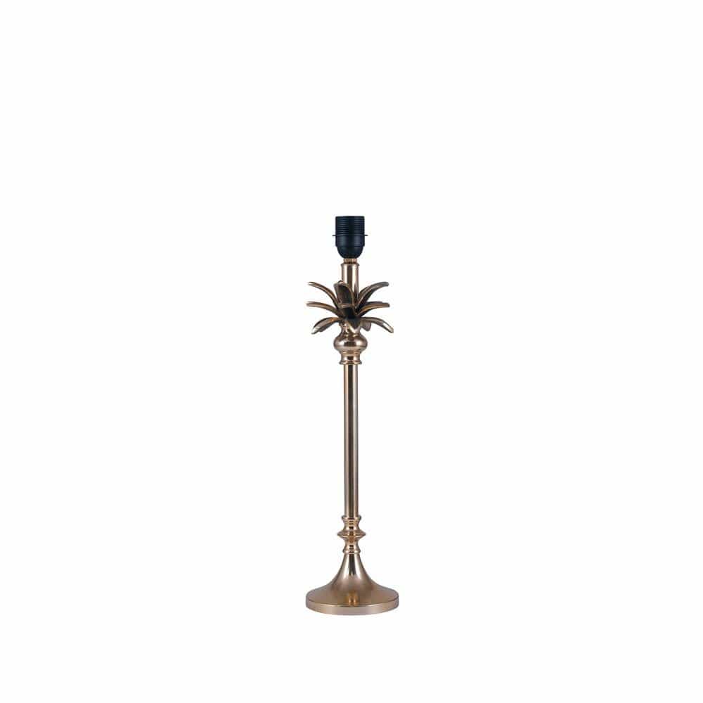 Pacific Lifestyle Lighting Trafalgar Gold Metal Palm Tree Table Lamp House of Isabella UK