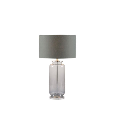 Pacific Lifestyle Lighting Vivienne Grey Ombre Glass Table Lamp House of Isabella UK