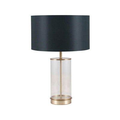 Pacific Lifestyle Lighting Westwood Clear Glass and Champagne Metal Table Lamp House of Isabella UK