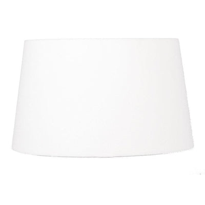 Pacific Lifestyle Lighting Winston 40cm White Handloom Tapered Cylinder Shade House of Isabella UK