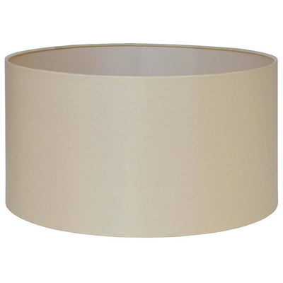 Pacific Lifestyle Lighting Zara 40cm Almond Silk Cylinder Drum Shade | OUTLET House of Isabella UK