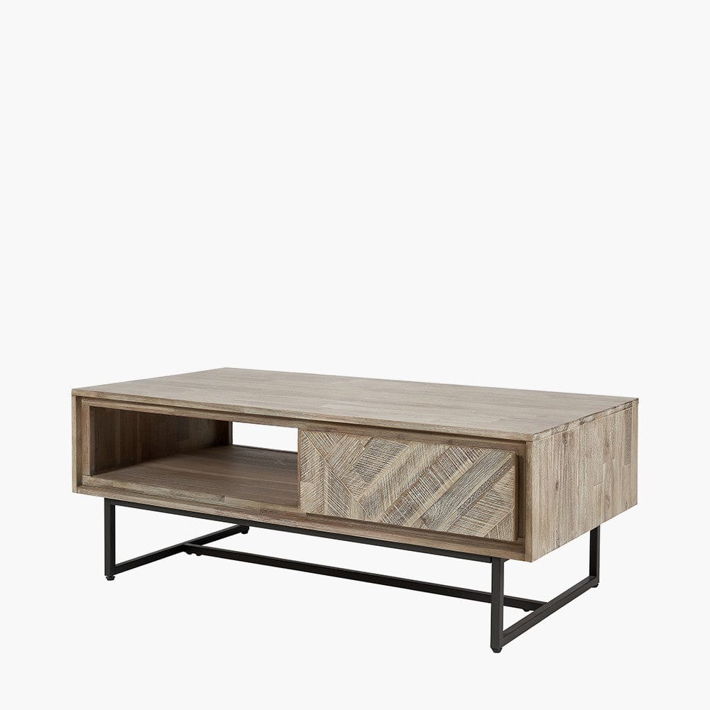 Pacific Lifestyle Living Marca Acacia Wood 2 Drawer Coffee Table House of Isabella UK